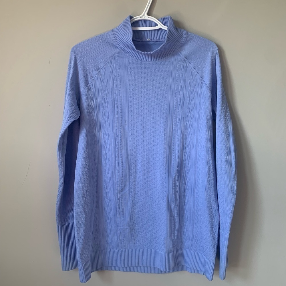 lululemon athletica Light Blue Long Sleeve Top